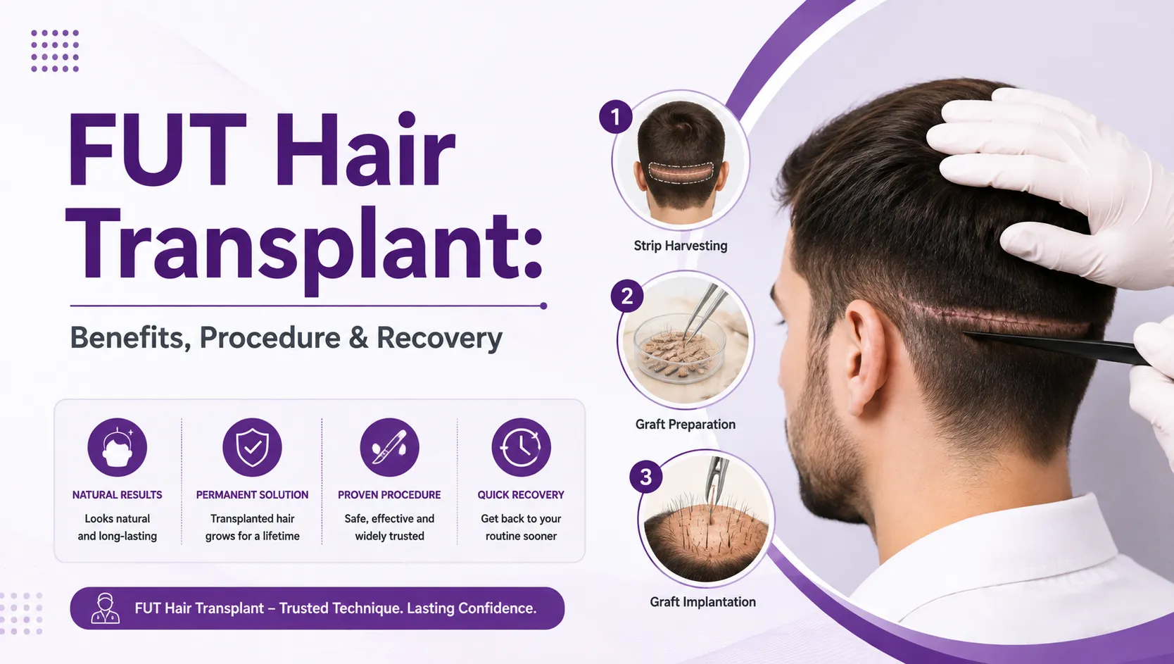 FUT Hair Transplant: Benefits, Procedure & Recovery